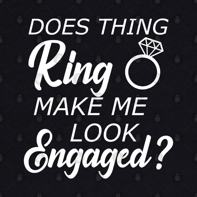 Engaged - Does this ring make look engaged? by KC Happy Shop